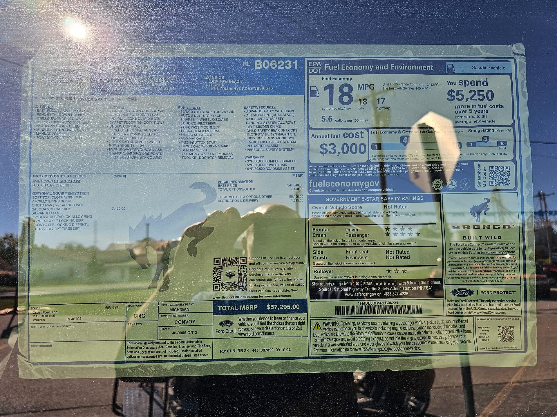 2024 Ford Bronco Outer Banks 4 Door 4x4